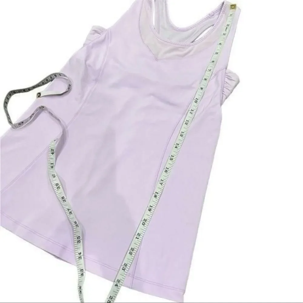 Lululemon tone it tank top pretty purple size 6